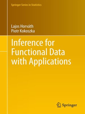 cover image of Inference for Functional Data with Applications